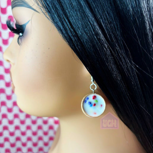 bold unique lightweight quality quirky miniature food dangle earrings example