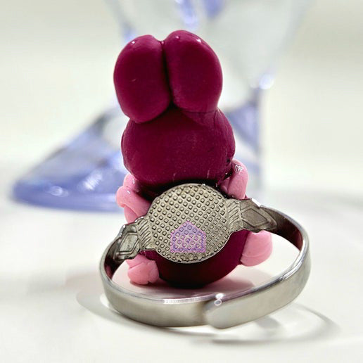 bdsm shibari kinky rope bunny cute pastel pink blue hot pink adjustable ring quality bold 