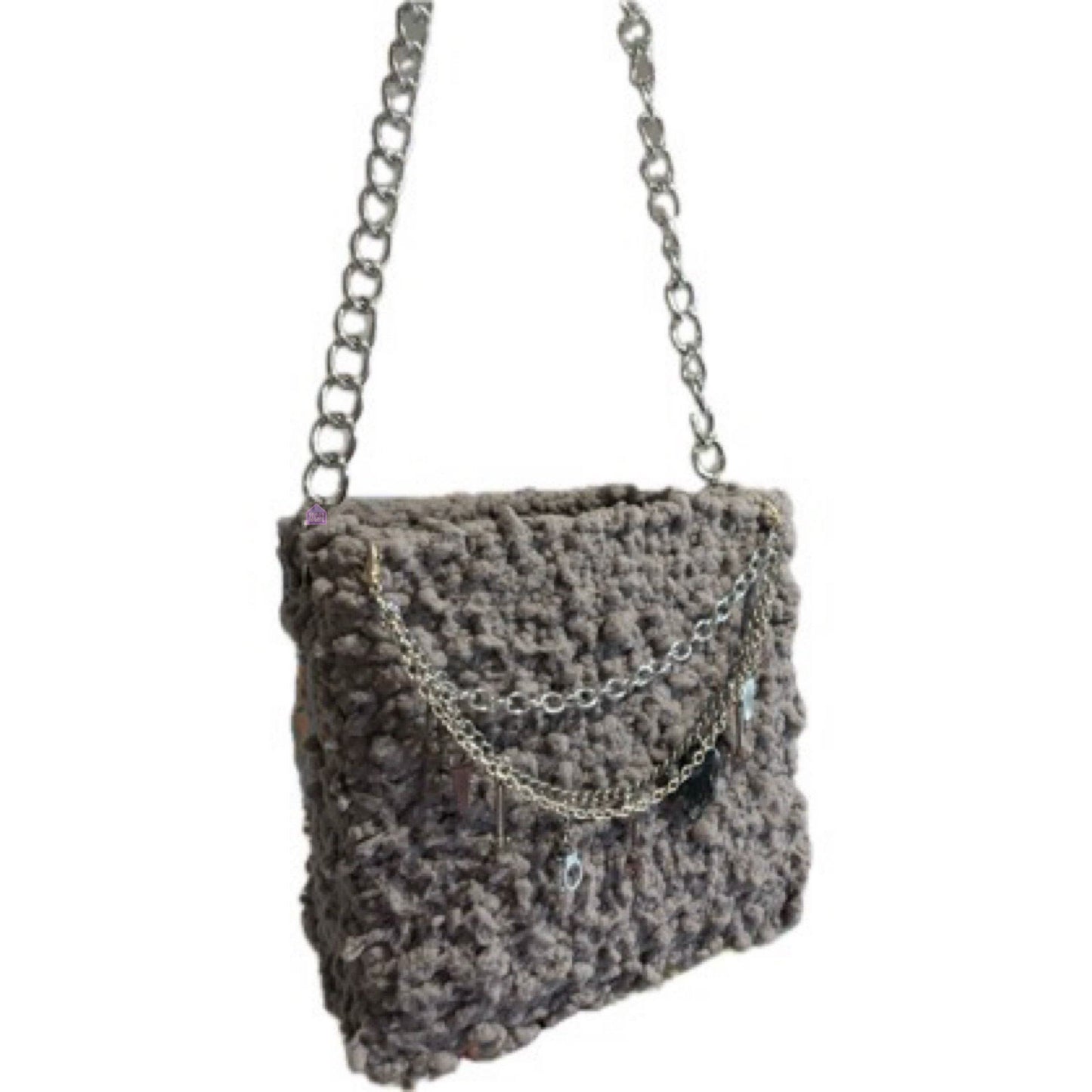 Is It Grey or Gray?! | Crochet Handbag