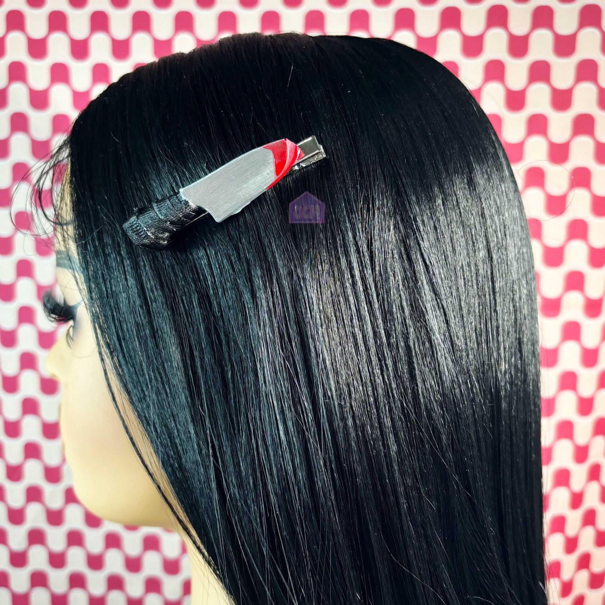 horror goth alt knife hair accessories quality bold unique example