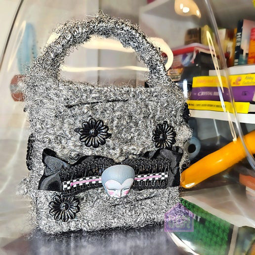 bold unique crochet purse handbag 